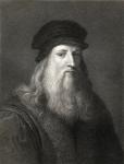 Leonardo da Vinci (1452-1519) engraving)