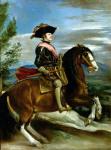 Equestrian Portrait of King Philip IV of Spain (1605-65) (oil on canvas)