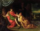 Priam and Achilles (oil on canvas)