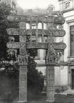 Porte Orientale du Tumulus de Sanchie (b/w photo)