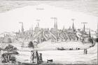 View of Lubeck and its Harbour in the 16th Century, after a copper plate in 'Commentaria Rerum Germanicarum' by P. Bertius, published in Amsterdam, 1616, from 'Le Moyen Age et La Renaissance' by Paul Lacroix (1806-84) published 1847 (litho)