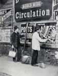 Street Advertising, from 'Street Life in London', 1877 (b/w photo)