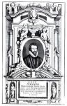 Frontispiece to 'Eighty Sermons Preached by that Learned and Reverend Divine, John Donne', pub. 1640 (engraving) (b&w photo)