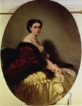 Portrait of the Countess Sophie Naryshkina (1823-77) 1858 (oil on canvas)