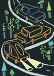 Autobahn, 2015, (digital illustration)