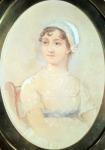 Portrait of Jane Austen (1775-1817) (w/c on paper)