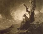 The Indian Widow, 1789 (mezzotint)