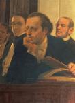 Michal Kleopas Oginski (1765-1833), Frederic Chopin (1810-49) and Stanislaw Moniuszko (1819-72), from Slavonic Composers, 1890s (oil on canvas) (detail)