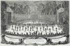 The First Day of the Festival of 'Les Plaisirs de l'Ile Enchantee', 7th May 1664 (engraving)