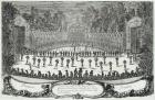 The First Day of the Festival of 'Les Plaisirs de l'Ile Enchantee', 7th May 1664 (engraving)