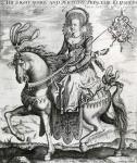 The Right Noble and Verteous Princesse Elizabeth, daughter to our soverainge lord kinge James, 1612-1613 (engraving)