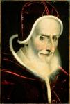 Portrait of Pope Pius V (Michele Ghislieri) (1504-72) 1576-80 (panel)