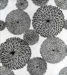 Chrysanthemums, a stencil for printing on cotton