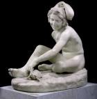 The Neapolitan Fisher, 1833 (marble)