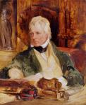 Portrait of Sir Walter Scott, c.1824 (oil on panel)