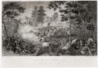 The First Battle of Bull Run, 21st July 1861, engraved by J.C. McRae (engraving) (b&w photo)