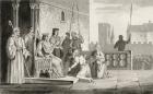 Louis X (1289-1316) the Mischievous emancipates the serfs, from 'Histoire de France' by Colart, published c.1840 (engraving)