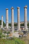 Ruins of Aphrodisias, Aydin Province, Turkey. Ruins of the Temple of Aphrodite.