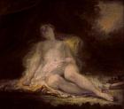 Sleeping Bacchante (oil on canvas)