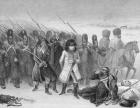 Napoleon's Retreat from Russia in 1812 (engraving)