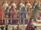 The Approval of the Order by Pope Honorius III, scene from the life of St. Francis of Assisi (fresco) (detail of 85235)
