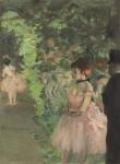 Dancers Backstage, 1876-1883 (oil on canvas)
