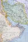 Partial Map of the Middle East showing the Red Sea, Persian Gulf and Horn of Africa in the 1890s, from 'The Citizen's Atlas of the World', published in London, c.1899 (colour litho)