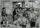 The Mob Attempting to Force a Stamp Officer to Resign, from Harper's Magazine, 1882 (litho)