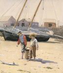 A Basket of Clams, 1873 (w/c on wove paper)