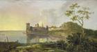 Summer Evening (Caernarvon Castle) c.1764-65 (oil on canvas)