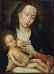 Virgin and Child (oil on panel)