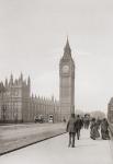 The Palace of Westminster, aka the Houses of Parliament or Westminster Palace, London, England in the late 19th century. From London, Historic and Social, published 1902.