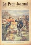 In the Transvaal: the Capitulation of General Cronje, front cover of 'Le Petit Journal', 18 March 1900 (coloured engraving)