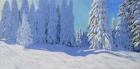 Fresh snow,Morzine,France,2015,(oil on canvas)