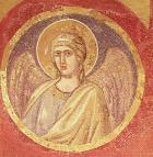 Detail of an angel from the Navicella, the Ship of the Church, c.1300 (mosaic)