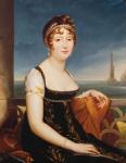 Portrait of Caroline Bonaparte (1782-1839) Queen of Naples (oil on canvas)
