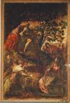 The Raising of Lazarus, c.1575 (oil on canvas)