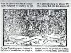 A Jousting Tournament, from 'Chronicles of England' by Holinshed, 1577 (woodcut) (b&w photo)