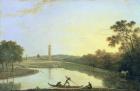 Kew Gardens: The Pagoda and Bridge, 1762 (oil on canvas)