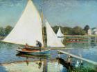 Sailing at Argenteuil, c.1874 (oil on canvas)