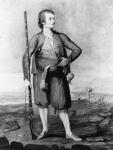 Portrait of Thomas Howard (1747-91), Earl of Effingham, on His Travels, 1790 (engraving) (b/w photo)