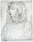 Jean de France, Duke of Touraine, from the 'Recueil d'Arras' (pencil on paper) (b/w photo)
