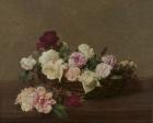 A Basket of Roses, 1890 (oil on canvas)