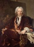 Portrait of Louis Galloche (1670-1761) 1734 (oil on canvas)
