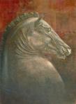 Horse's Head, 1990 (acrylic on paper)
