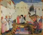 Burial of SS. Cosimo and Damian (tempera on panel)