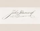 Signature of John Hancock (litho)