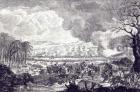 Battle of Rossbach, November 5th 1757 (engraving) (b/w photo)