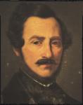 Portrait of Gaetano Donizetti (1797-1848) (oil on canvas)