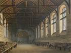 Westminster School Room, from 'History of Westminster School', part of 'History of the Colleges', engraved by Joseph Constantine Stadler (fl.1780-1812) pub. by R. Ackermann, 1816 (coloured aquatint)